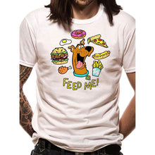 Load image into Gallery viewer, Scooby Doo Feed Me White T-Shirt