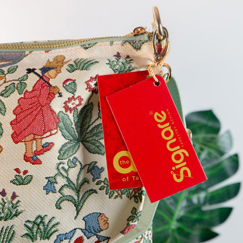 Signare Alice in Wonderland Tapestry Slouch Bag