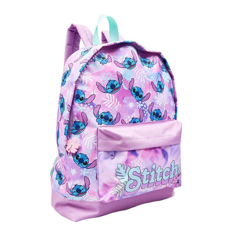 Children's Disney Stitch Floral Lilac Roxy Backpack