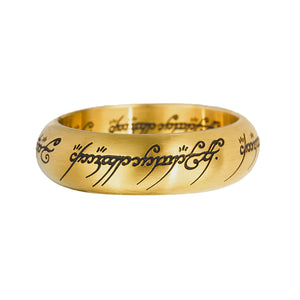 Lord of the Rings The One Ring - Gold Replica Ring in Display Case
