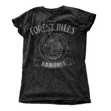 Load image into Gallery viewer, Women&#39;s The Ramones Forest Hills Snow Wash T-Shirt.
