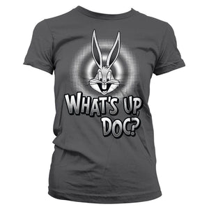 Women's Looney Tunes Bugs Bunny 'What's Up, Doc' Fitted T-Shirt.
