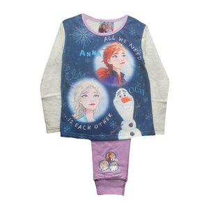 Children's Disney Frozen 'All We Need Is Each Other' Pyjama Set.