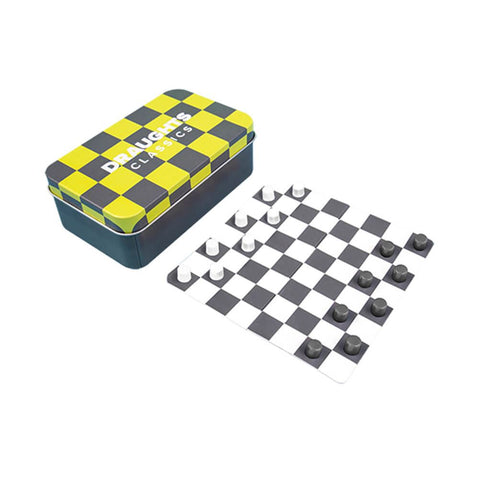 Classic Mini Draughts Magnetic Travel Game.