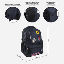 Load image into Gallery viewer, Harry Potter Hogwarts Patches Backpack.
