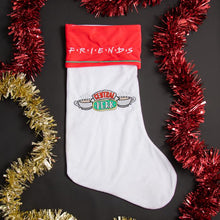 Load image into Gallery viewer, Friends Central Perk Logo White Christmas Stocking