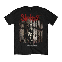 Load image into Gallery viewer, Slipknot .5: The Gray Chapter Album Black T-Shirt.