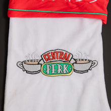 Load image into Gallery viewer, Friends Central Perk Logo White Christmas Stocking