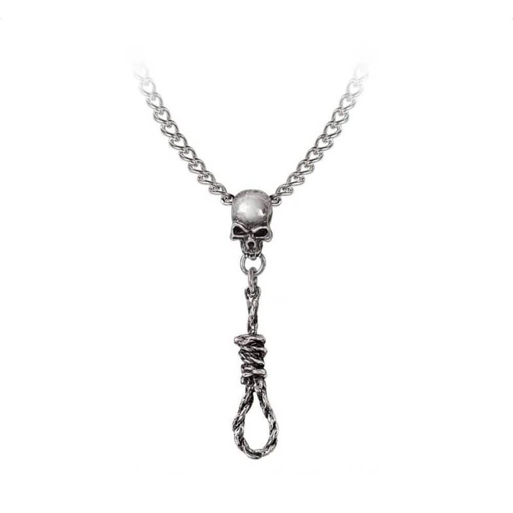 Alchemy Gothic Noose Around Your Neck Pendant Necklace