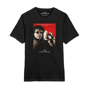 The Lost Boys Movie Poster Black Crew Neck T-Shirt