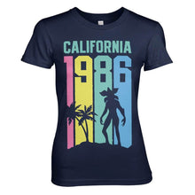 Load image into Gallery viewer, Women&#39;s Stranger Things California 1986 Fitted T-Shirt