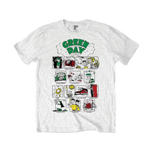 Load image into Gallery viewer, Men&#39;s Green Day Dookie RRHOF White Crew Neck T-Shirt.