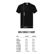 Load image into Gallery viewer, Adult Unisex Foo Fighters T-Shirt Size Guide