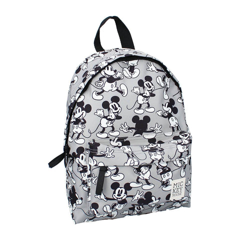 Children's Disney Mickey Mouse Little Friends AOP Grey Backpack