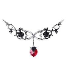Load image into Gallery viewer, Alchemy Gothic Infinite Love Pewter Pendant Necklace.