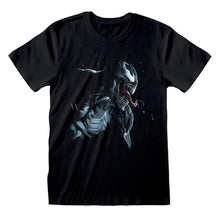 Load image into Gallery viewer, Men&#39;s Marvel Comics Venom Art Black Crew Neck T-Shirt