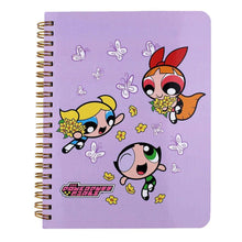 Load image into Gallery viewer, The Powerpuff Girls x Cakeworthy Butterfly Purple Notebook