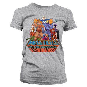 Women's Masters of the Universe Grey Fitted T-Shirt.