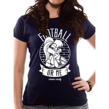 Load image into Gallery viewer, Women&#39;s Looney Tunes Football or Me Fitted T-Shirt