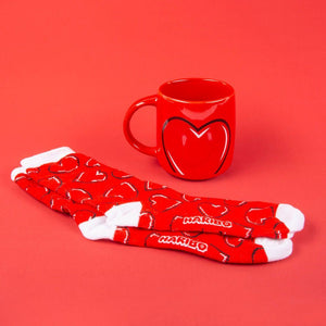 Haribo Starmix Heart Mug and Socks Gift Set.