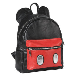 Mickey Mouse Outfit Fashion Backpack with 3D Ears.
