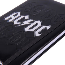 Load image into Gallery viewer, AC/DC Premium Black A5 Notebook.