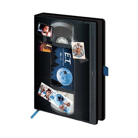 E.T The Extra-Terrestrial VHS Style A5 Premium Notebook.