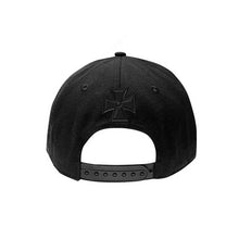 Load image into Gallery viewer, Motorhead Embroidered Logo Black Snapback Cap.