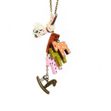Load image into Gallery viewer, Rocking Horse Charm Pendant Necklace.