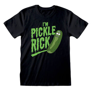 Rick and Morty I'm Pickle Rick Black T-Shirt.