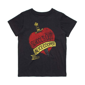 Children's Alice Cooper School's Out Dagger Crew Neck T-Shirt.