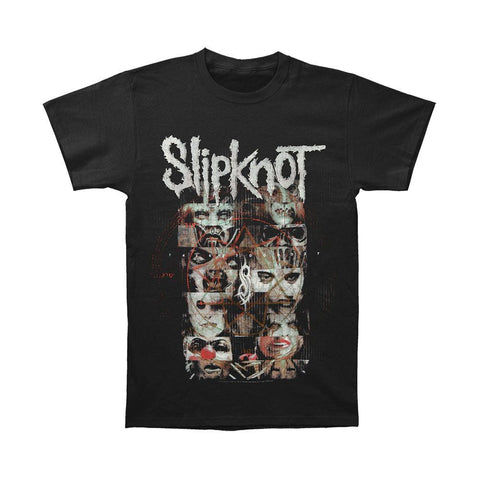 Men's Slipknot Creatures and Pentagram Black Crew Neck T-Shirt.