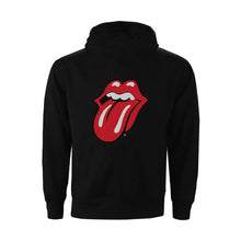 Load image into Gallery viewer, The Rolling Stones Classic Tongue Black Zip Up Hoodie.