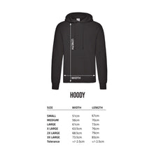Load image into Gallery viewer, Retro Styler Hoodie Size Guide