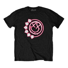 Load image into Gallery viewer, Men&#39;s Blink-182 Six Arrow Smiley Crew Neck T-Shirt.