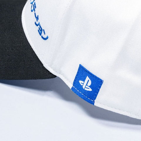 PlayStation Japanese White Curved Bill Cap.