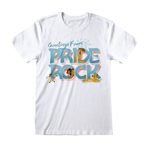 Women's Disney The Lion King Greetings From Pride Rock T-Shirt.
