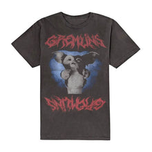 Load image into Gallery viewer, Men&#39;s Gremlins Gizmo Graphic Black Crew Neck T-Shirt.