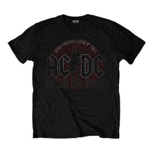 Load image into Gallery viewer, AC/DC Hard As Rock Black T-Shirt.