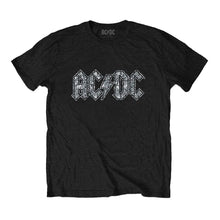 Load image into Gallery viewer, Men&#39;s AC/DC Logo Diamante Black T-Shirt.