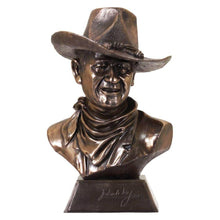 Load image into Gallery viewer, John Wayne Bust 37cm Figurine.