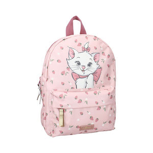 Children's Disney Marie Blushing Blooms Pink Backpack.