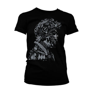 Women's Harry Potter Icons Silhouette Fitted T-Shirt.