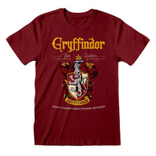 Load image into Gallery viewer, Harry Potter Gryffindor Crest Red T-Shirt.