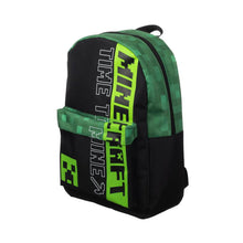Load image into Gallery viewer, Minecraft Creeper Time To Mine Laptop Backpack.