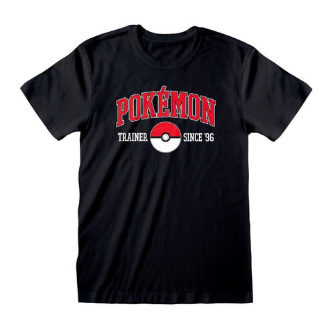 Pokémon Trainer Since '96 Black Crew Neck T-Shirt.