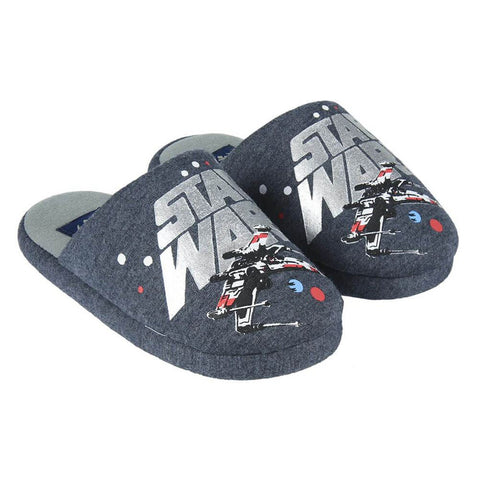 Children's Star Wars Rebel Alliance Grey Mule Slippers.