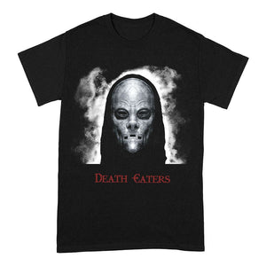 Harry Potter Death Eater Mask Black Crew Neck T-Shirt.