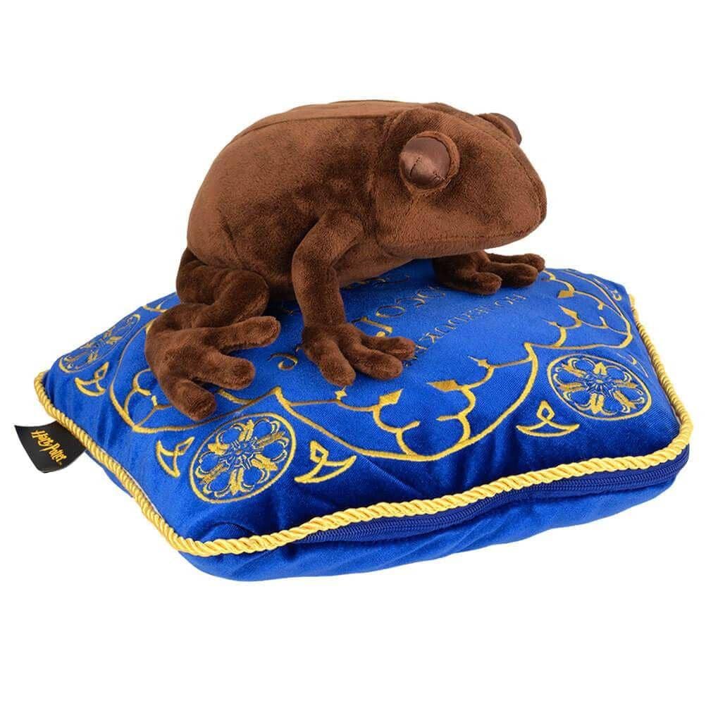 Harry Potter Chocolate Frog Plush Toy and Pillow.