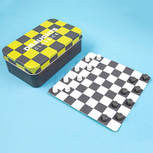 Load image into Gallery viewer, Classic Mini Draughts Magnetic Travel Game.
